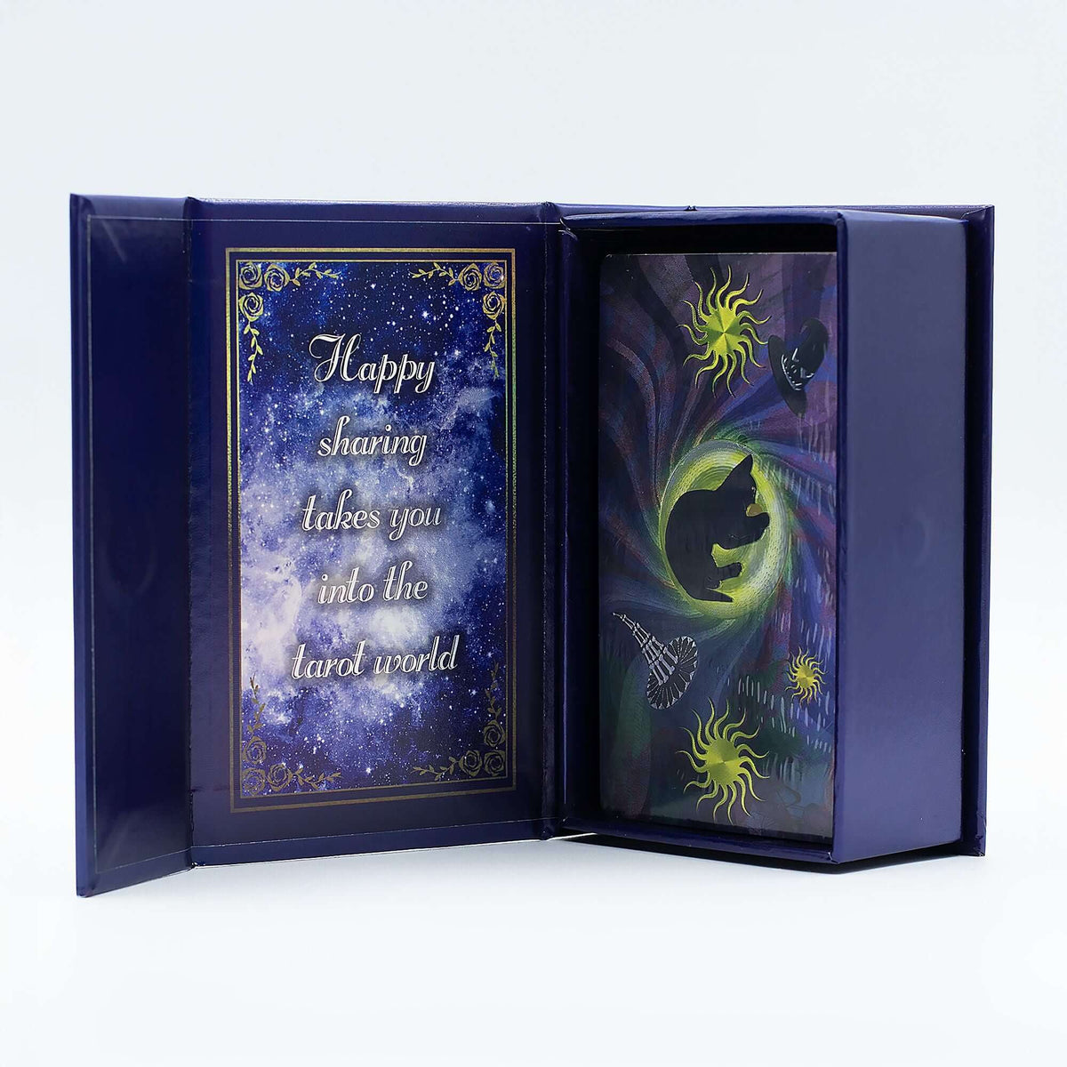 Purple Foil Tarot Card Set - Witch Tarot - with booklet