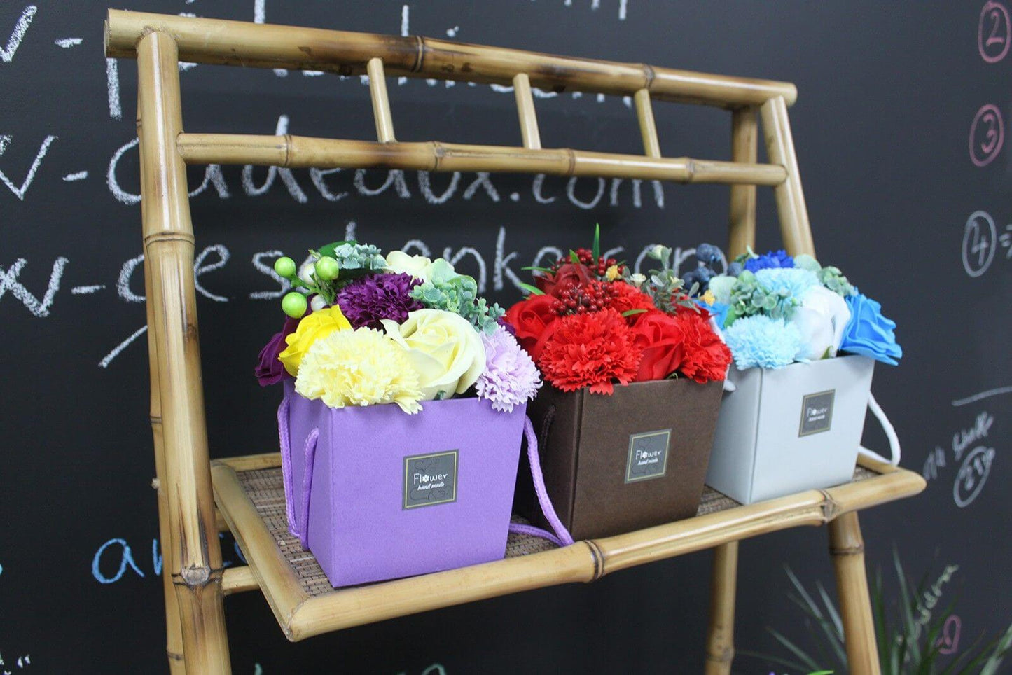 Soap Flower Bouquet - Spring Flowers