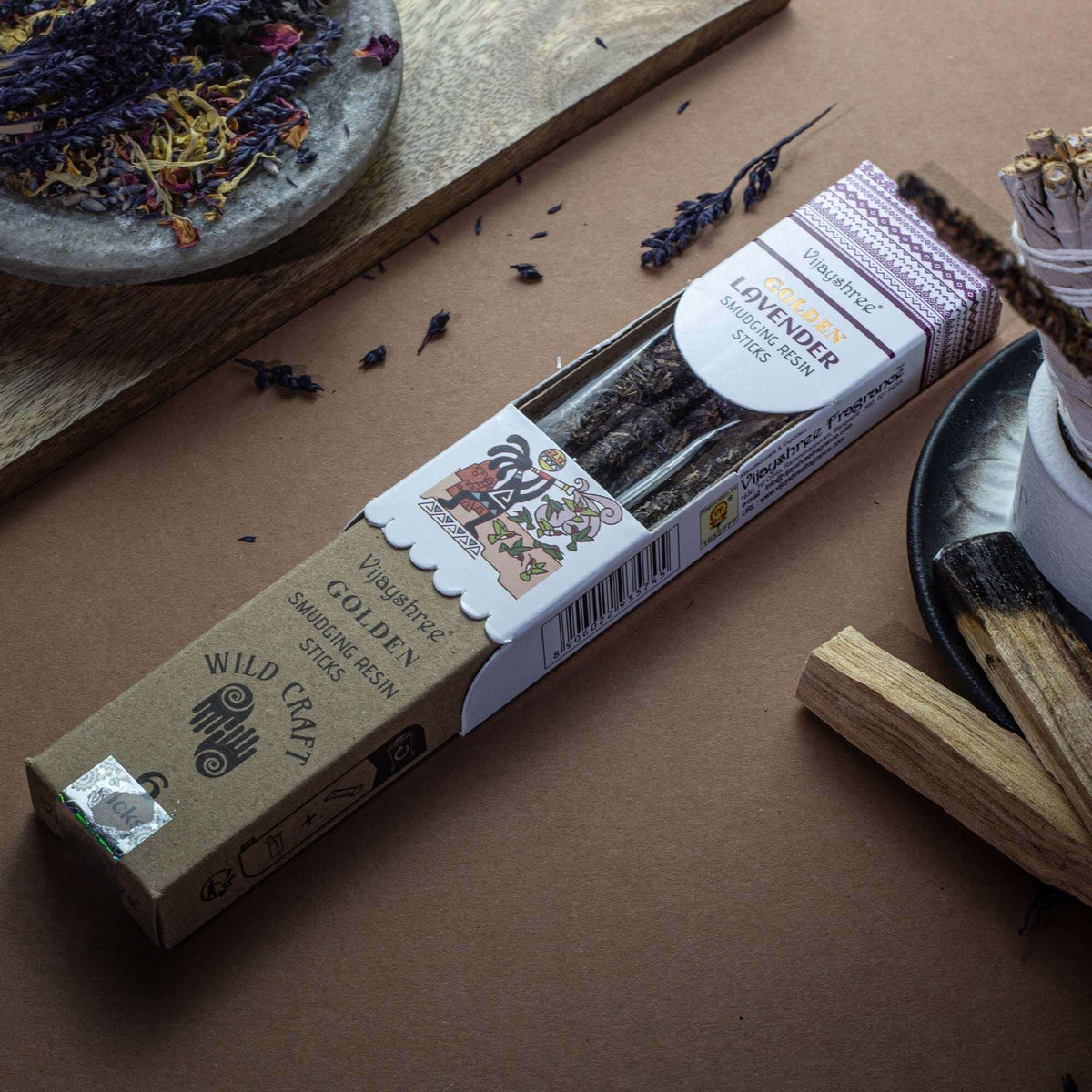 Golden Lavender Smudging Resin Sticks - 30g