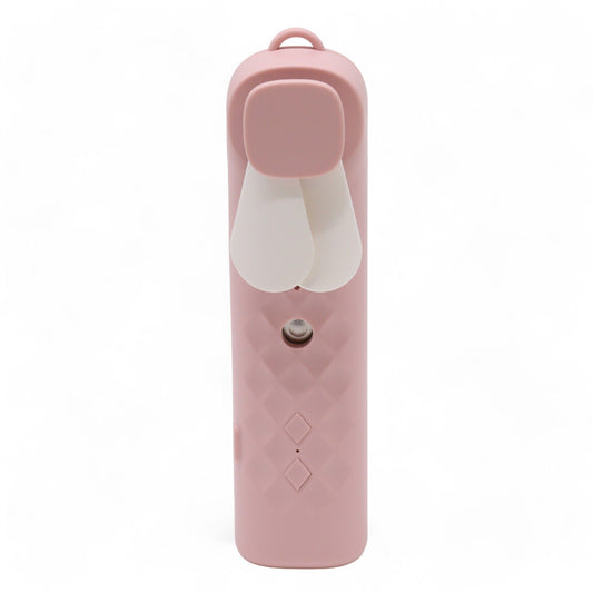 Pink Nano Mist Face Fan & Spray – USB Rechargeable-Sociodigi