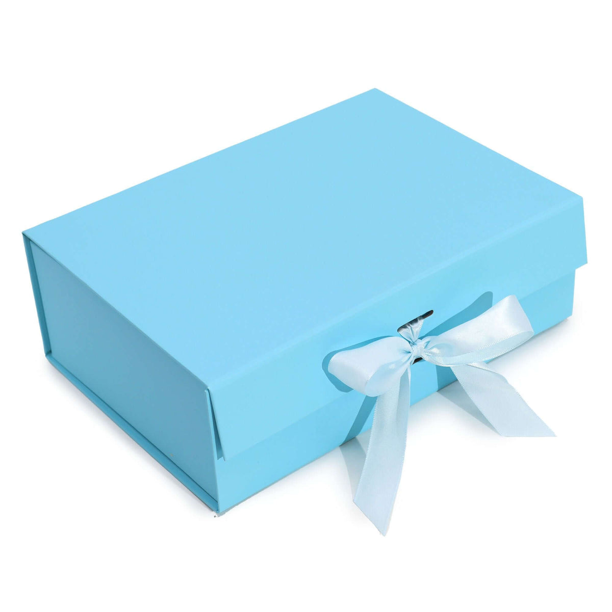 Flat Pack Gift Box - Large  (28.2x20.2x9.2cm) - Baby Blue
