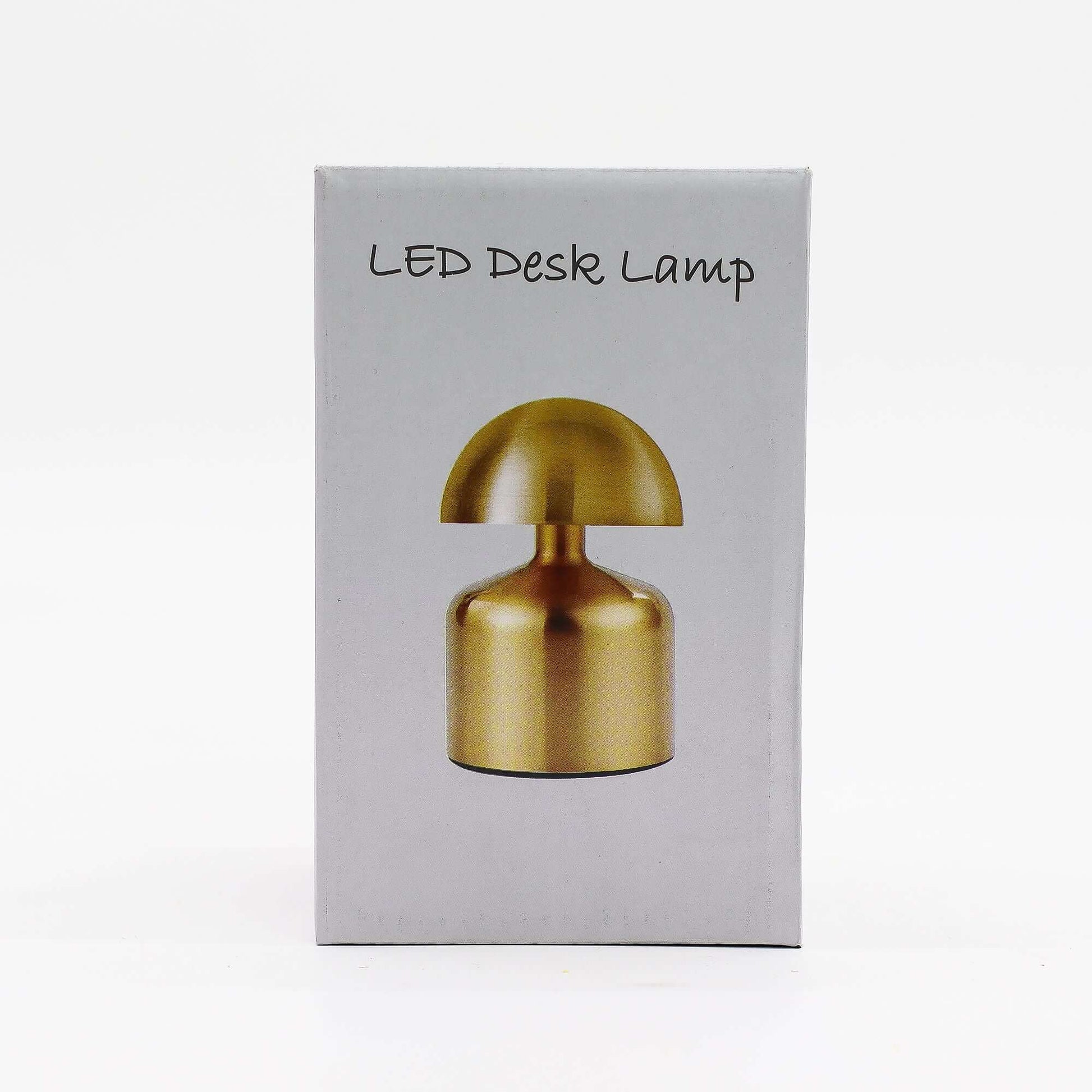 Touch Lamp Flat Mushroom - Bronze LED Desk Lamp box with sleek design and modern look.