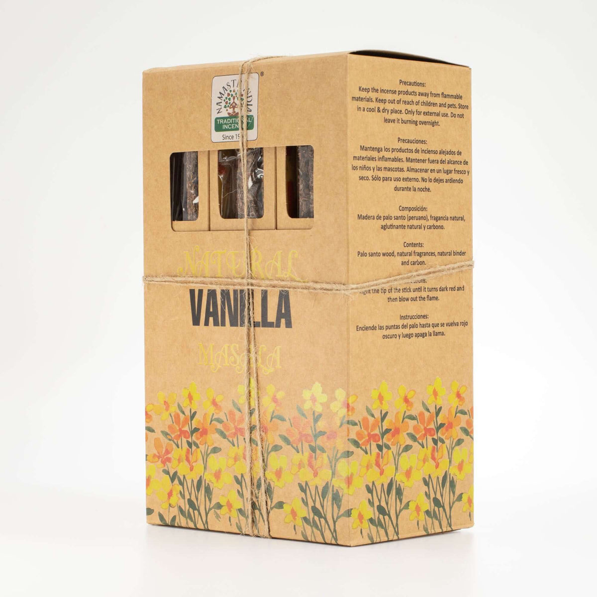 Natural Botanical Masala Incense - Vanilla