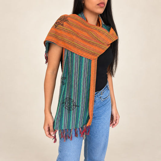 Nomad Sari - Travel Blessing Scarf - 170x50cm - Pilgrims Dawn