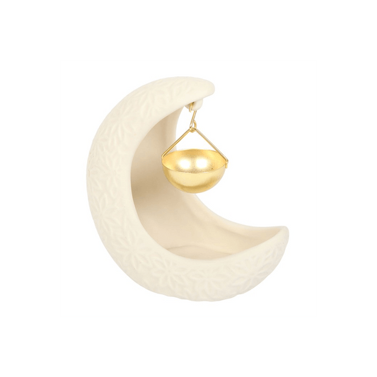 Crescent Moon Hanging Oil Burner