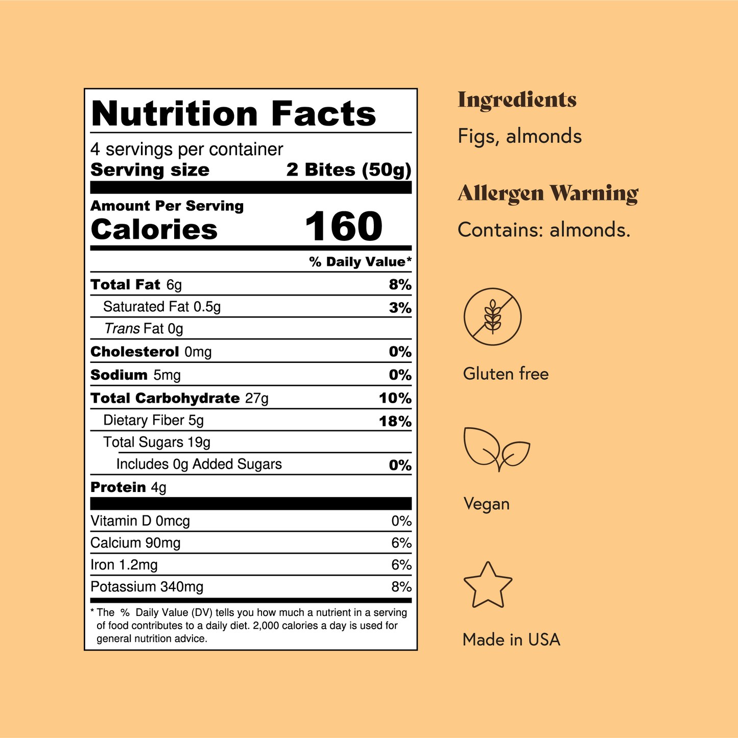 Fichi Fig and Almond Bites