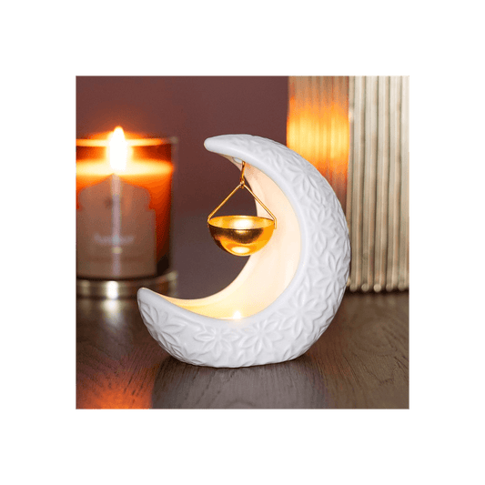 Crescent Moon Hanging Oil Burner