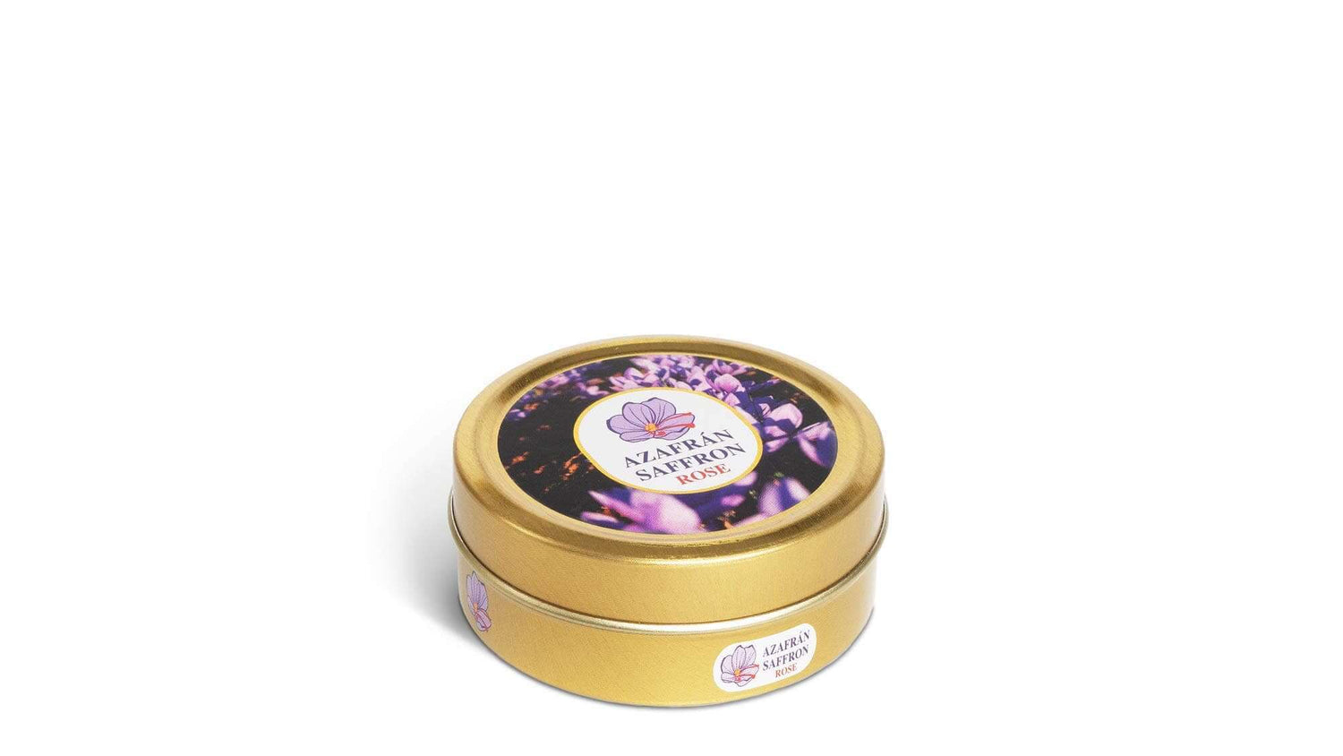 Select Spanish Saffron Threads 5g tin featuring luxurious saffron threads for enhancing gourmet cooking.