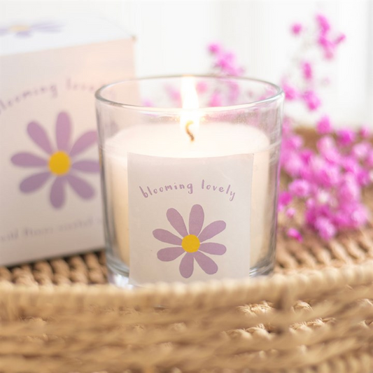 Blooming Lovely Daisy Wildflower Candle N/A