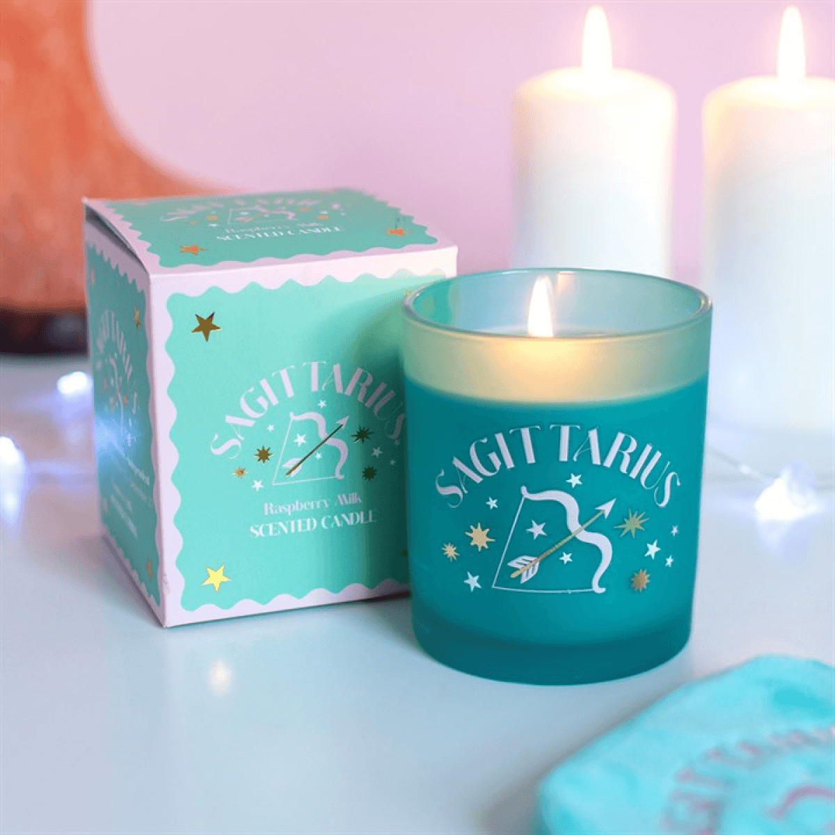 Zodiac Zest Sagittarius Raspberry Milk Candle