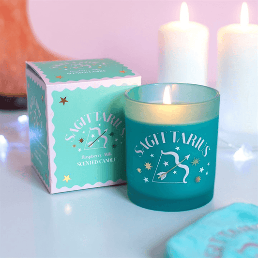 Zodiac Zest Sagittarius Raspberry Milk Candle