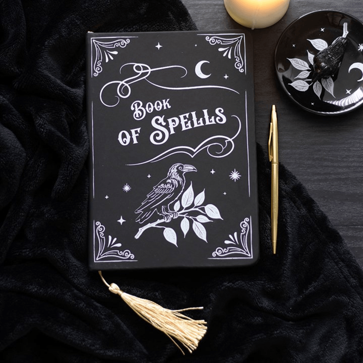 Mystic Raven Book of Spells A5 Notebook N/A