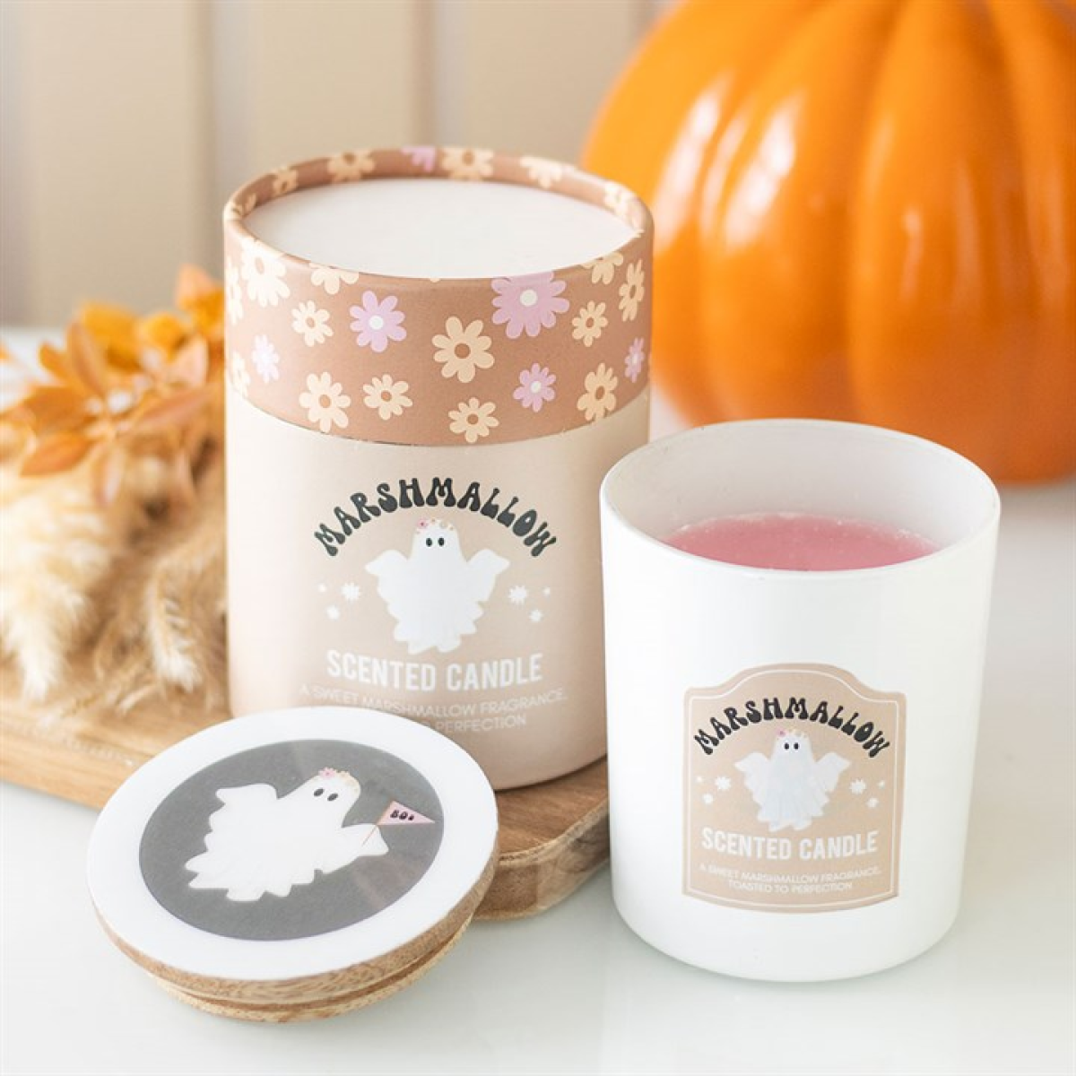 Ghost Toasted Marshmallow Candle N/A