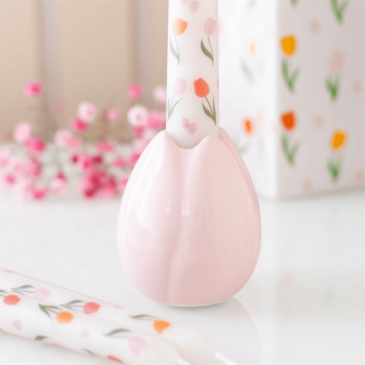 Tulip Shaped Candle Holder N/A
