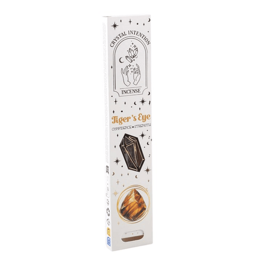 12 Packs of Native Soul Crystal Intentions Incense with Tiger's Eye Chips