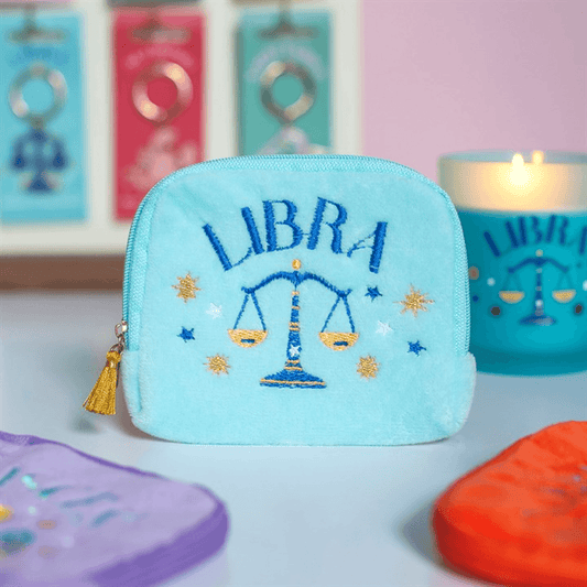 Zodiac Zest Libra Velvet Pouch