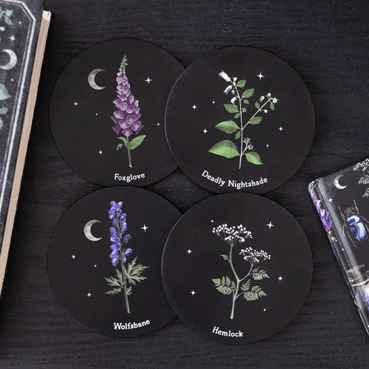 Poisonous Plants Coaster Set N/A