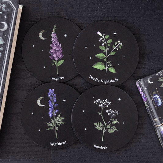 Poisonous Plants Coaster Set N/A