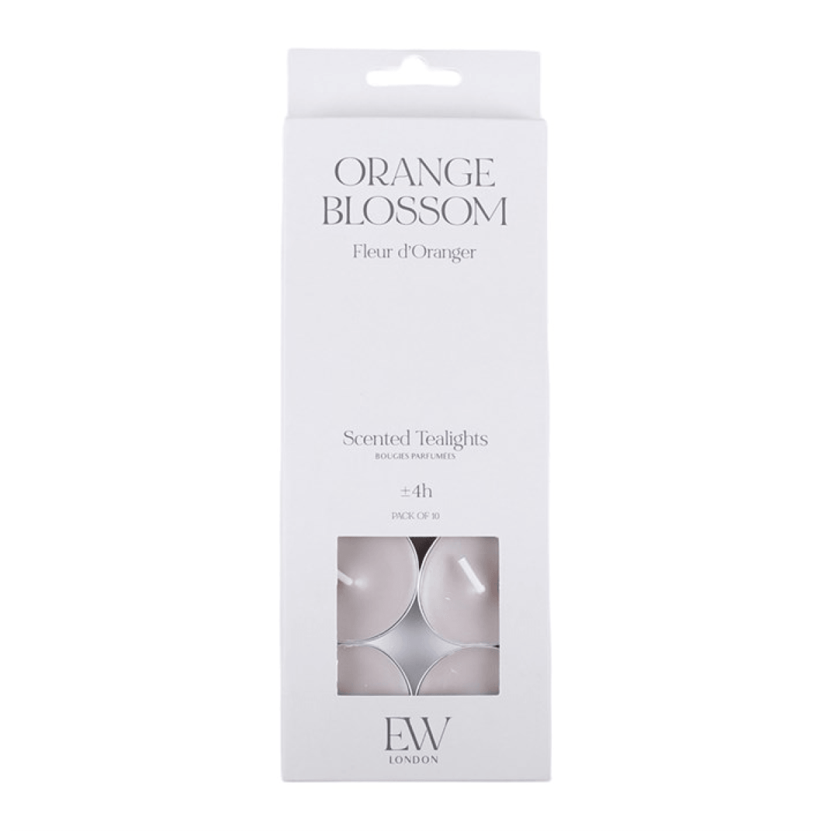 Pack of 10 Orange Blossom Scented Tealights