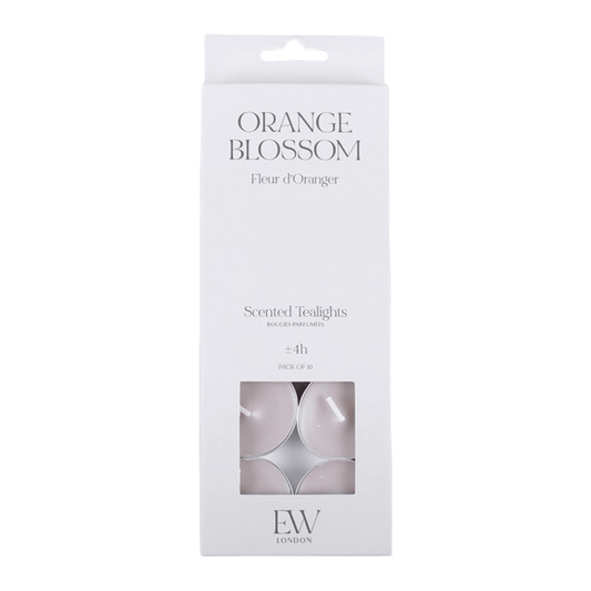 Pack of 10 Orange Blossom Scented Tealights