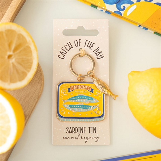 Sardine Tin Keyring N/A
