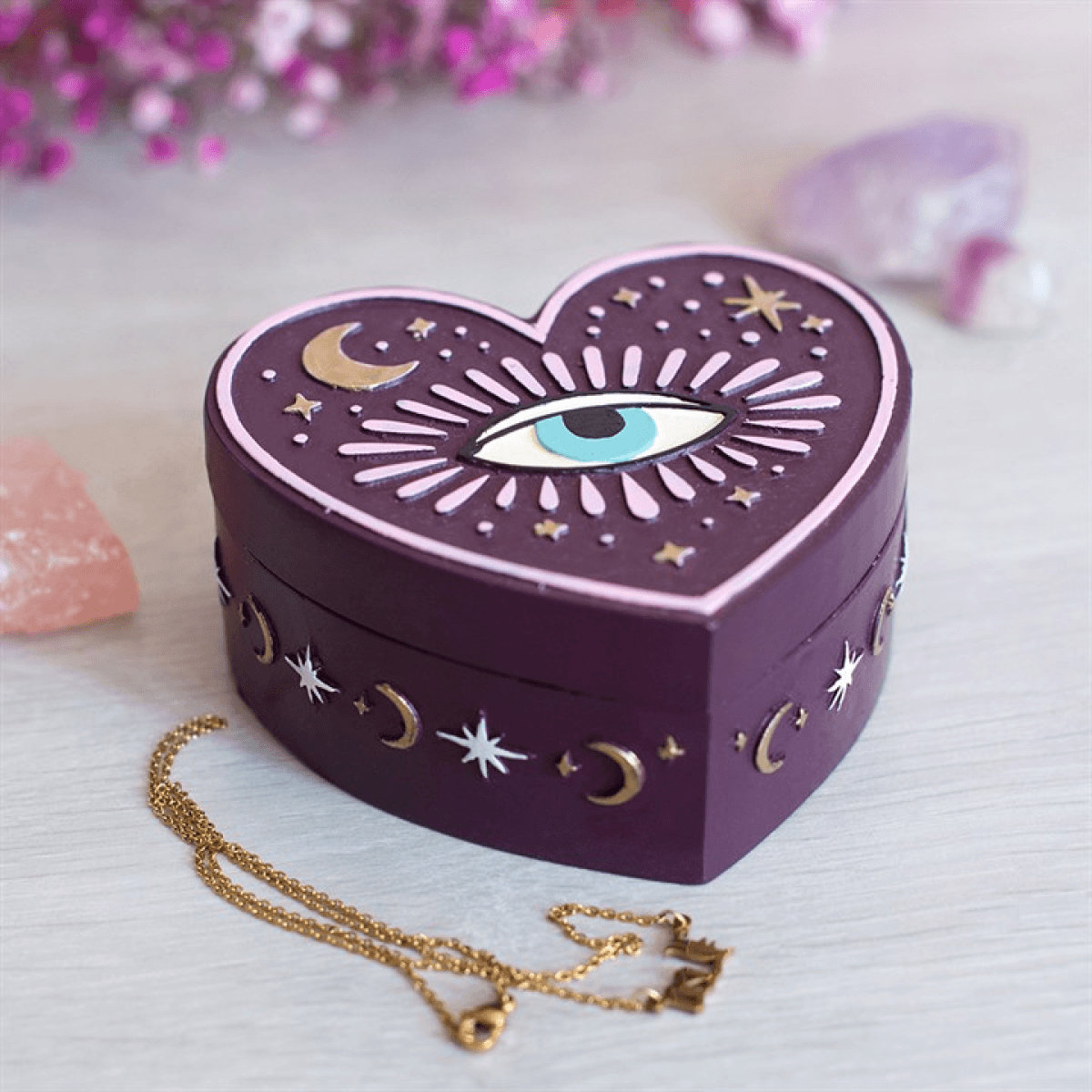 Sacred Sight Heart Trinket Box
