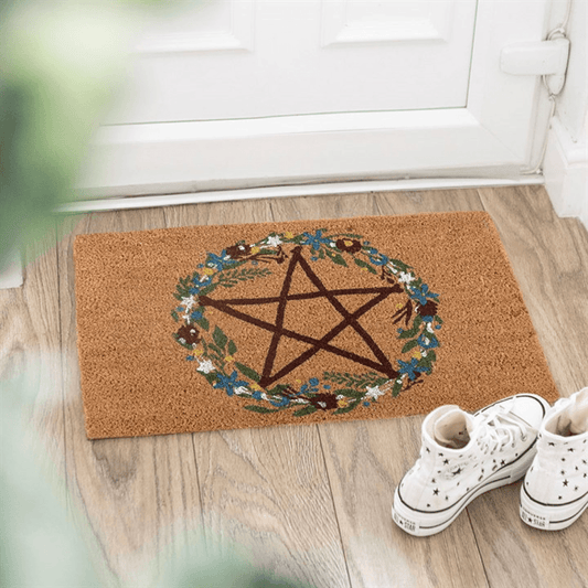 Natural Solstice Wreath Doormat