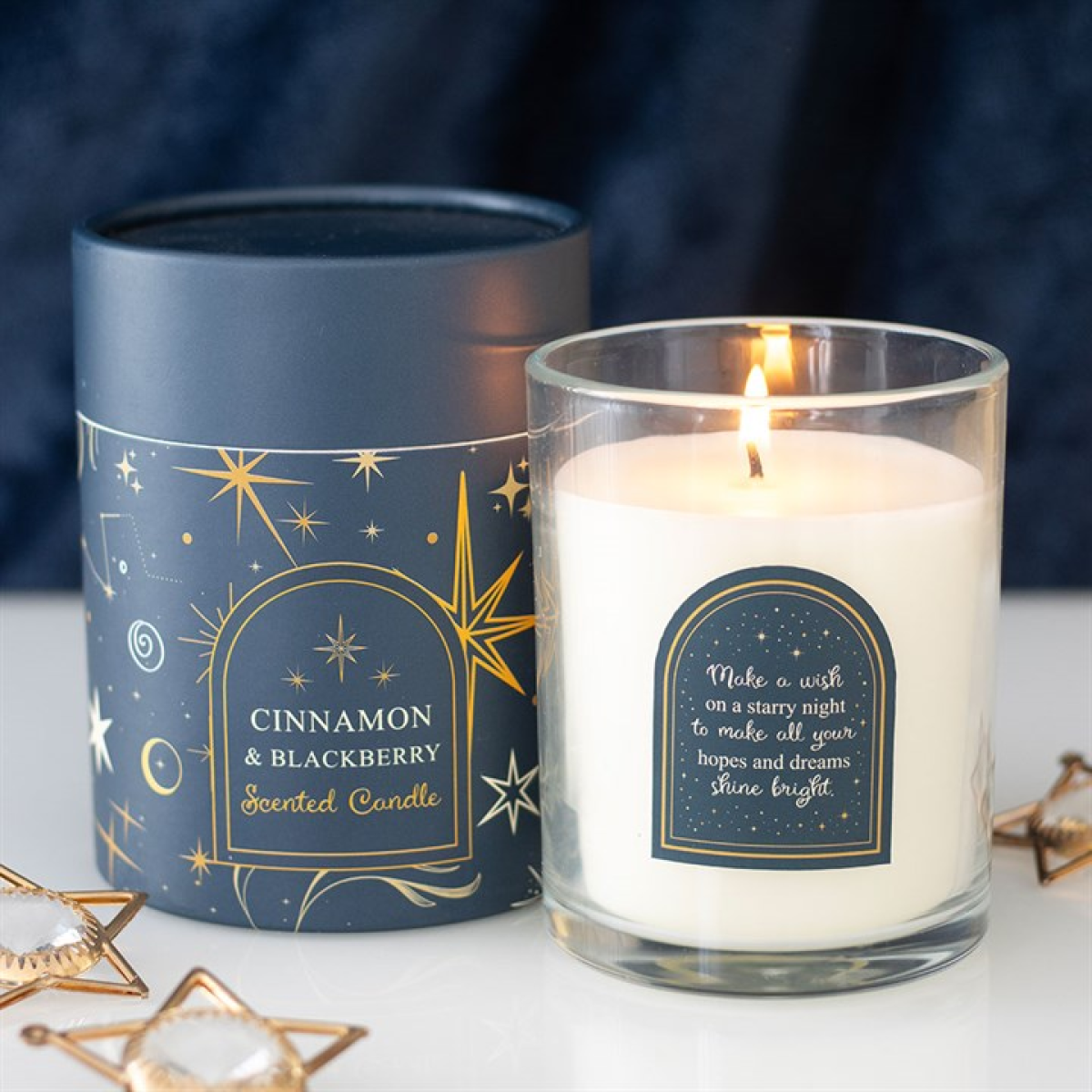Starry Night Cinnamon & Blackberry Candle N/A