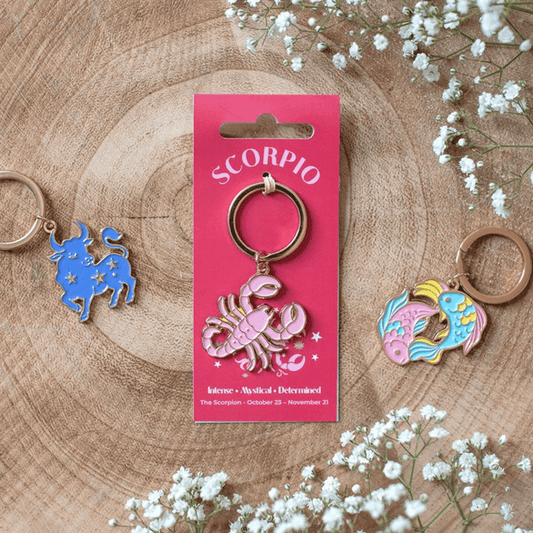 Zodiac Zest Scorpio Keyring