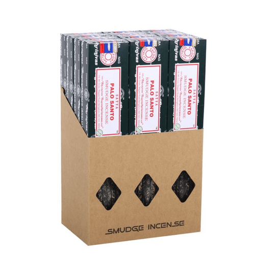 12 Packs of Satya Palo Santo Smudge Incense 25g