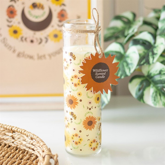 Bee Radiant Wildflower Tube Candle