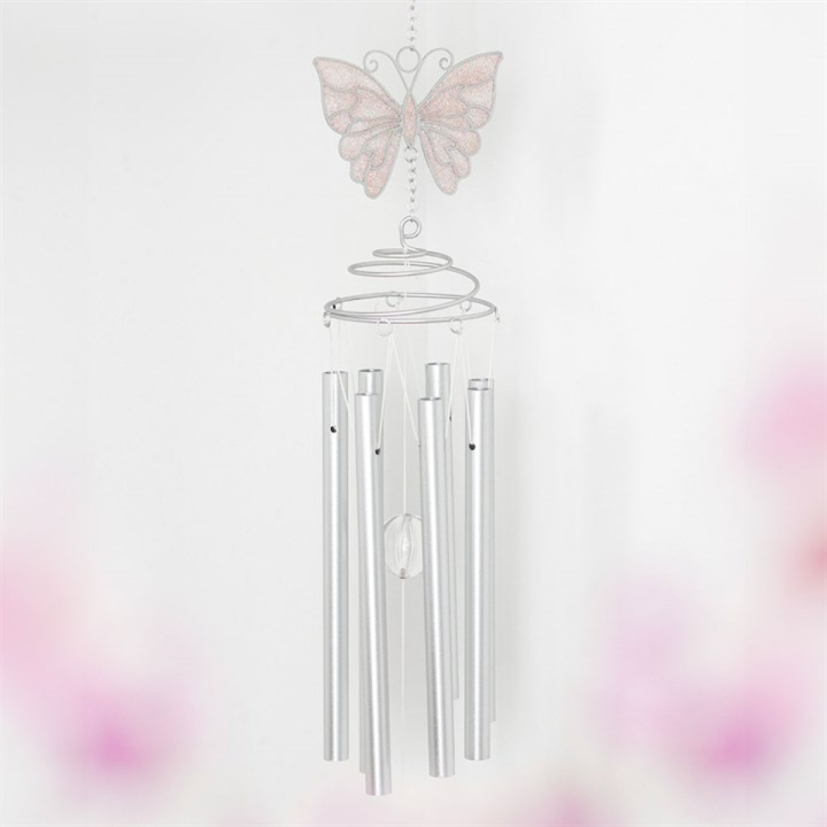 White Butterfly Windchime N/A