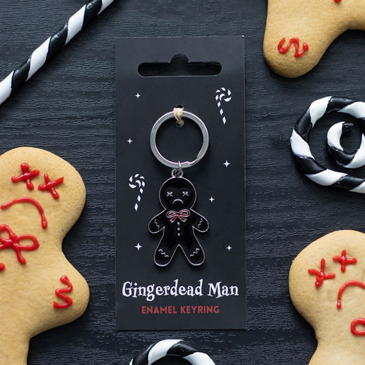 Spooky Gingerbread Man Keyring N/A