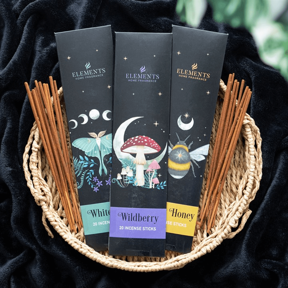 Set of 3 Dark Forest Incense Stick Packs N/A