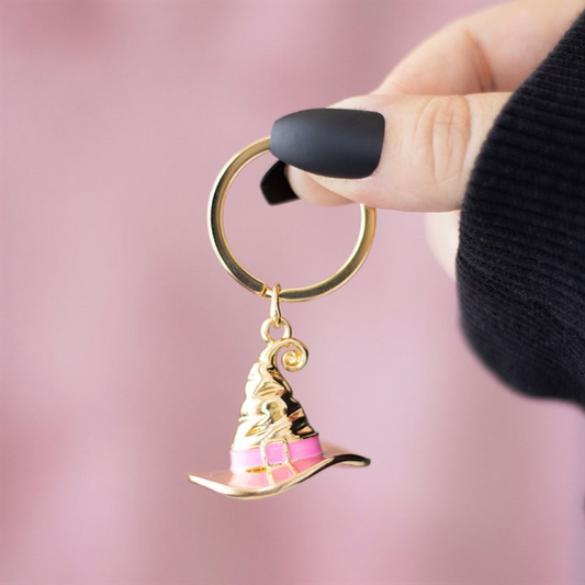 Good Witch Alloy Witch Hat Keyring N/A
