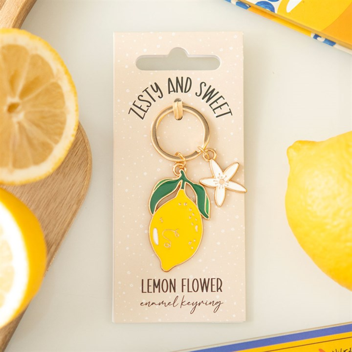 Lemon Flower Keyring N/A