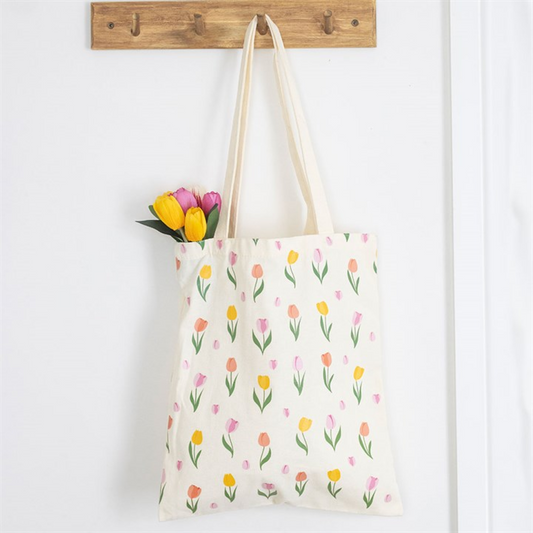 Tulip Print Tote Bag N/A