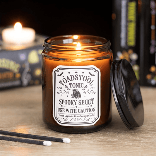 Toadstool Tonic Lavender Grass Candle