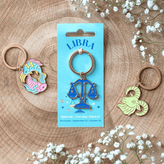 Zodiac Zest Libra Keyring