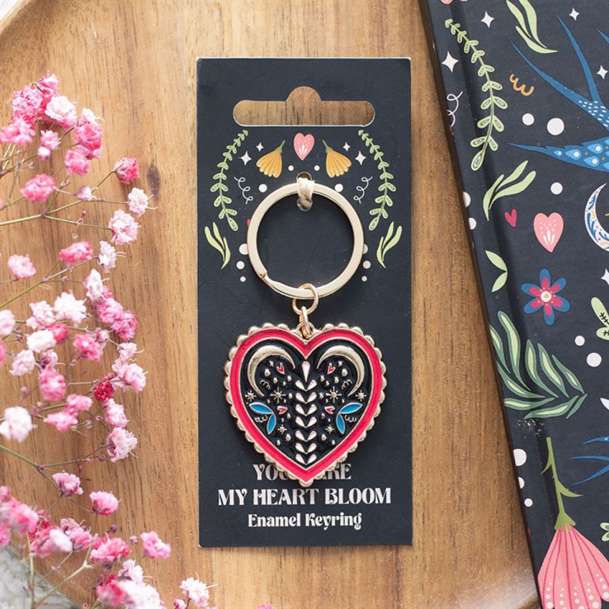 Folk Heart Keyring N/A