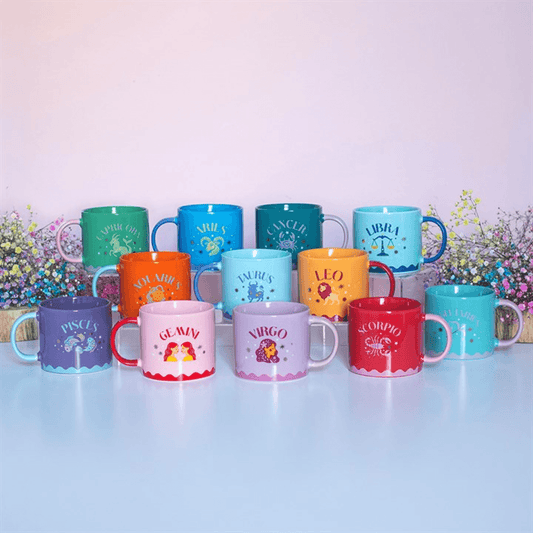 Set of 12 Zodiac Zest Mugs