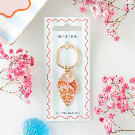 High Tide Shell Keyring N/A