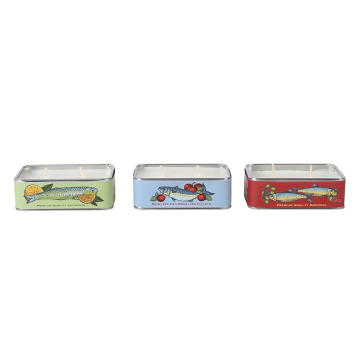 Tinned Fish Seasalt & Sage Scented Candle