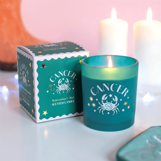 Zodiac Zest Cancer Watermelon & Mint Candle