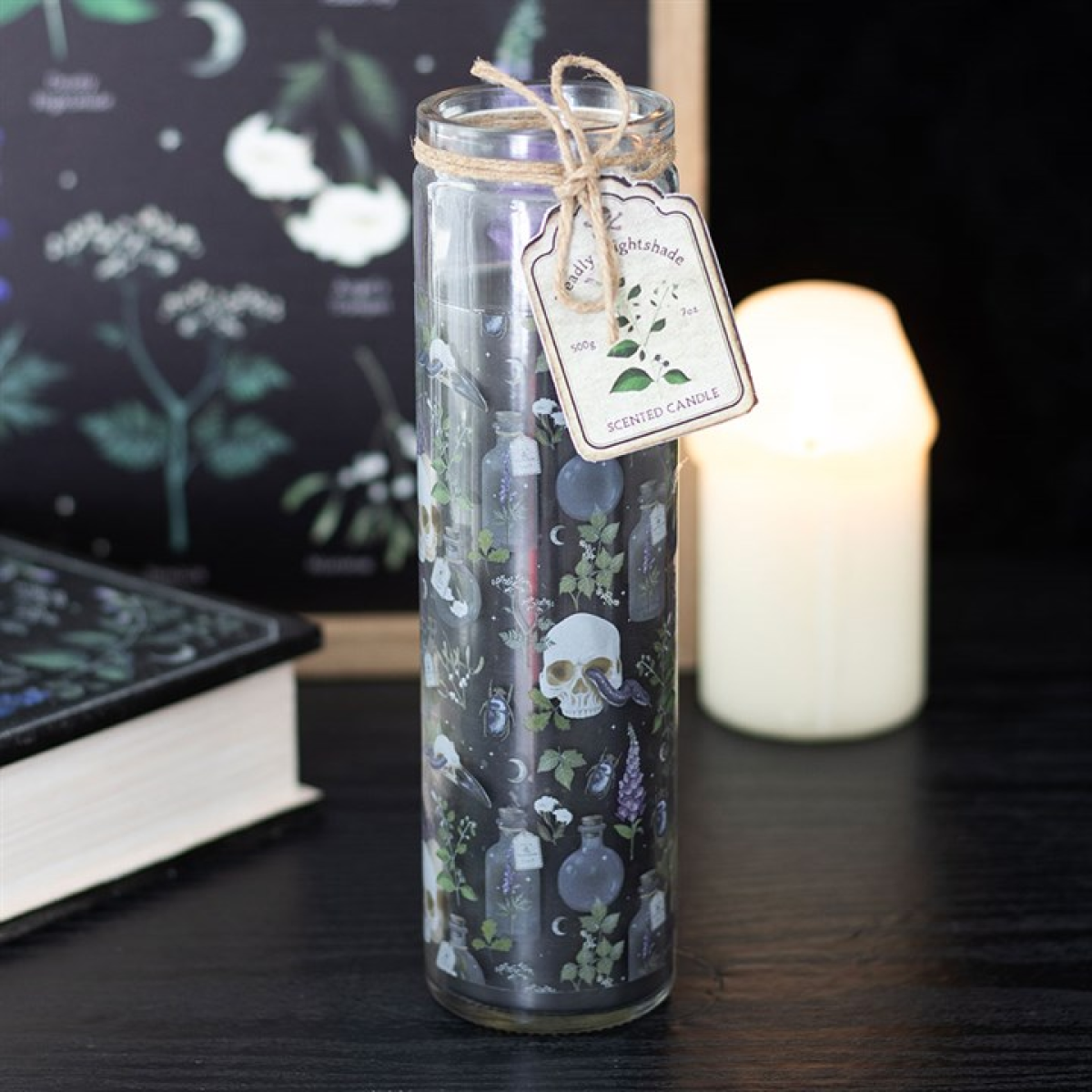 Poisonous Plants Deadly Nightshade Tube Candle N/A