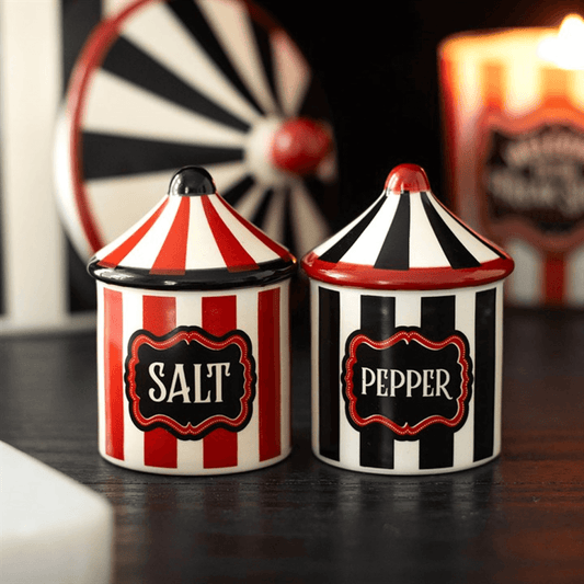 Circus Tent Salt and Pepper Shakers