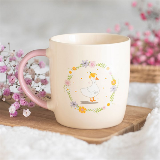 Floral Duck Mug N/A