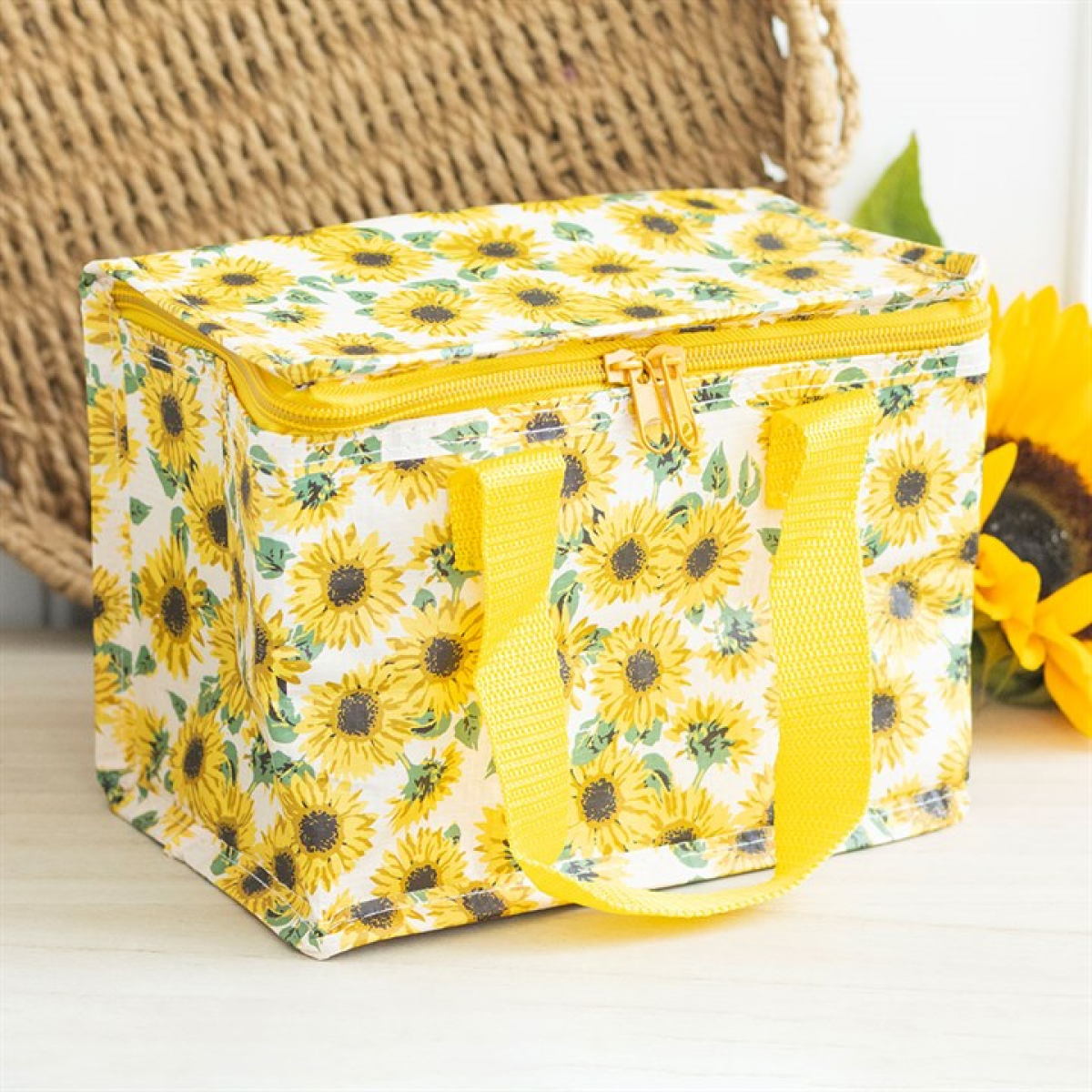 Sunflower Print Lunch Bag N/A