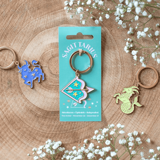 Zodiac Zest Sagittarius Keyring
