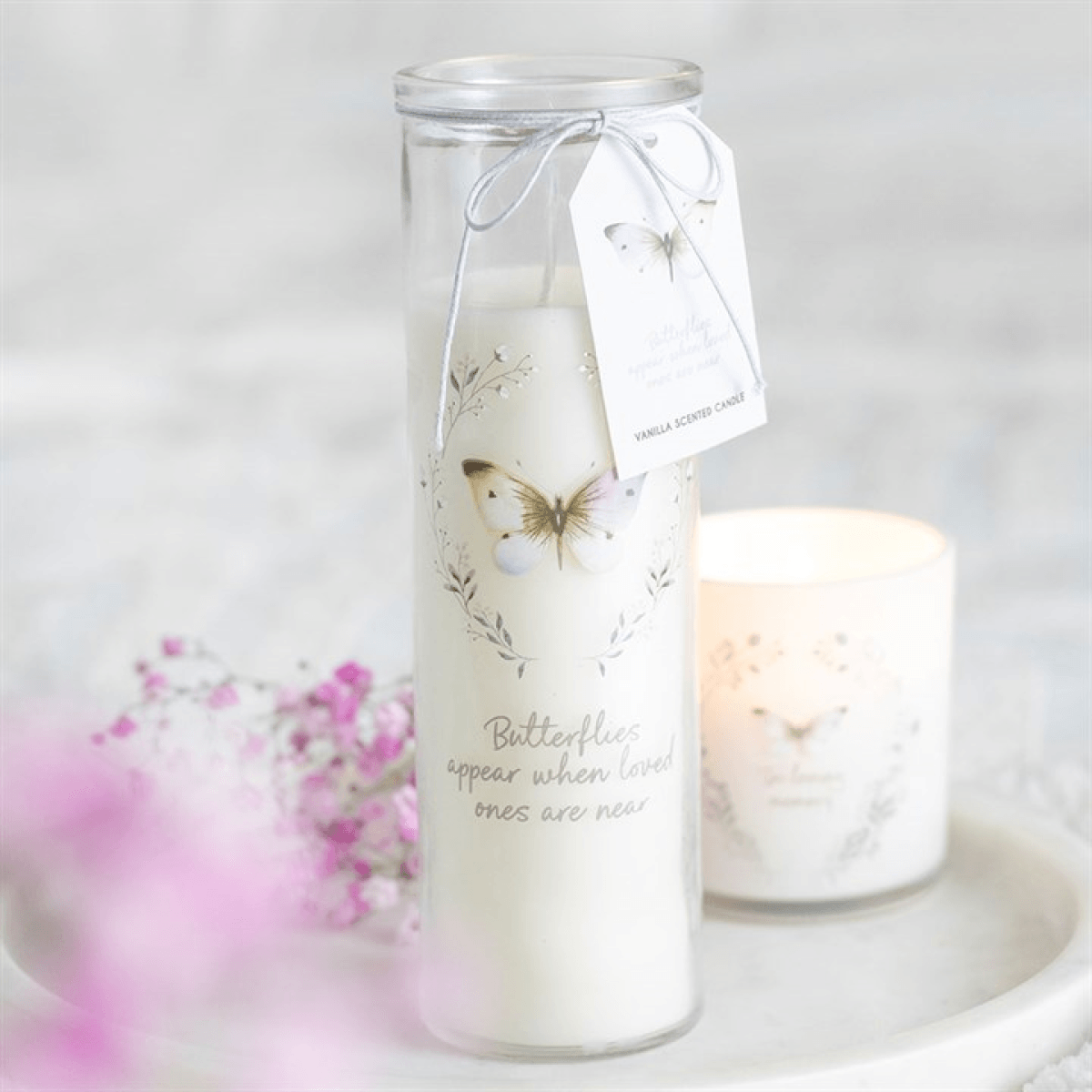 Butterflies Appear Vanilla Tube Candle N/A